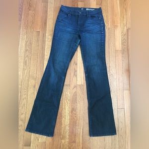 NY&C Low Rise Bootcut Size 8 Dark Wash Blue Jeans